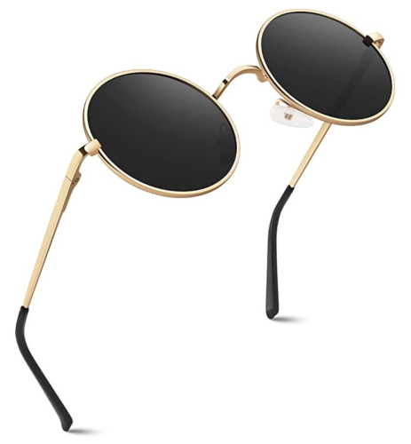 metallic frame sunglasses